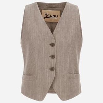 Herno - Gilet 'Pinstripe' pour Femmes