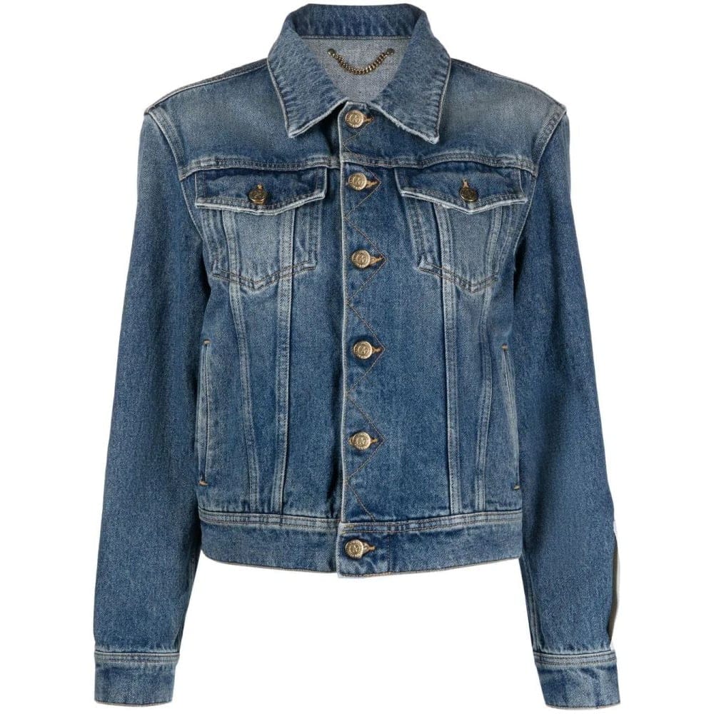 Golden goose deluxe brand - Veste en jeans 'Logo-Patch' pour Femmes
