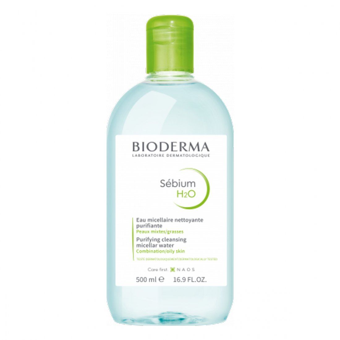 Bioderma - Sébium H2O Eau Micellaire Démaquillante Purifiante - 500 ml
