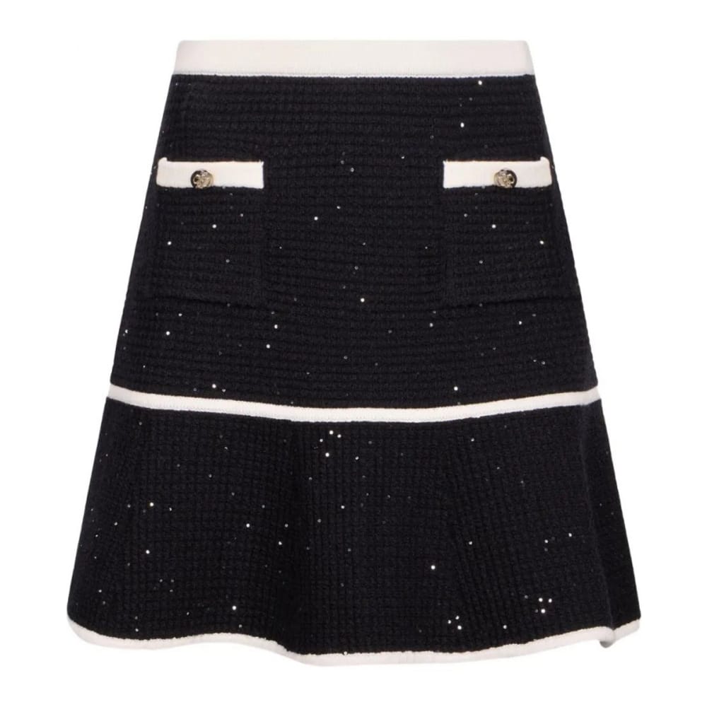 Liu jo - Jupe 'Sequin-Embellished Ruffled' pour Femmes