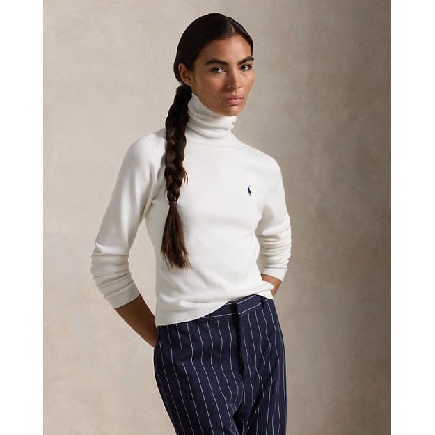 Polo ralph lauren - 'Cotton-Blend Turtleneck' pour Femmes