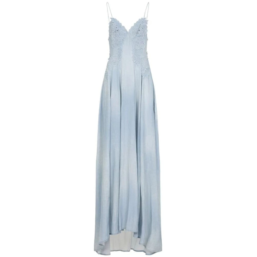 Ermanno scervino - Robe maxi 'Lace-Appliqué' pour Femmes