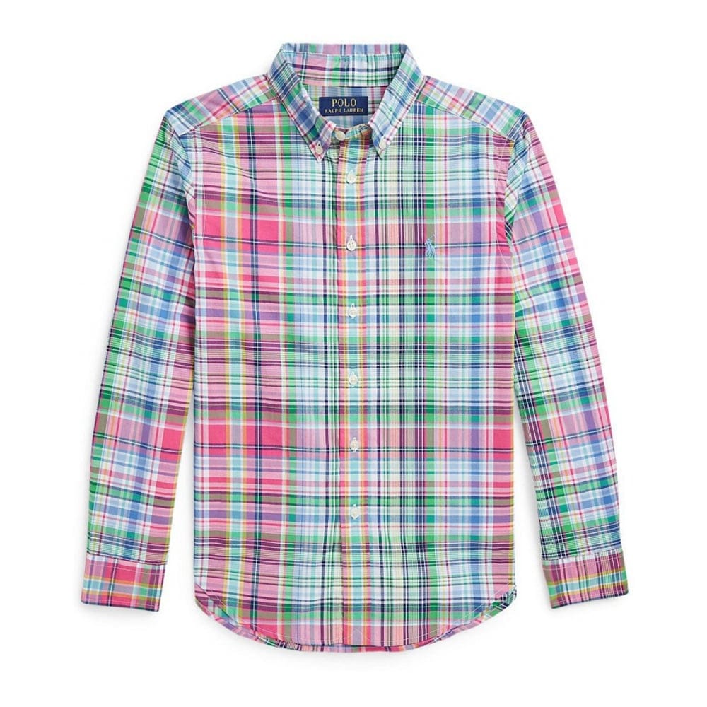 Polo ralph lauren - "Chemise 'Plaid Cotton Poplin' pour Grands garçons"