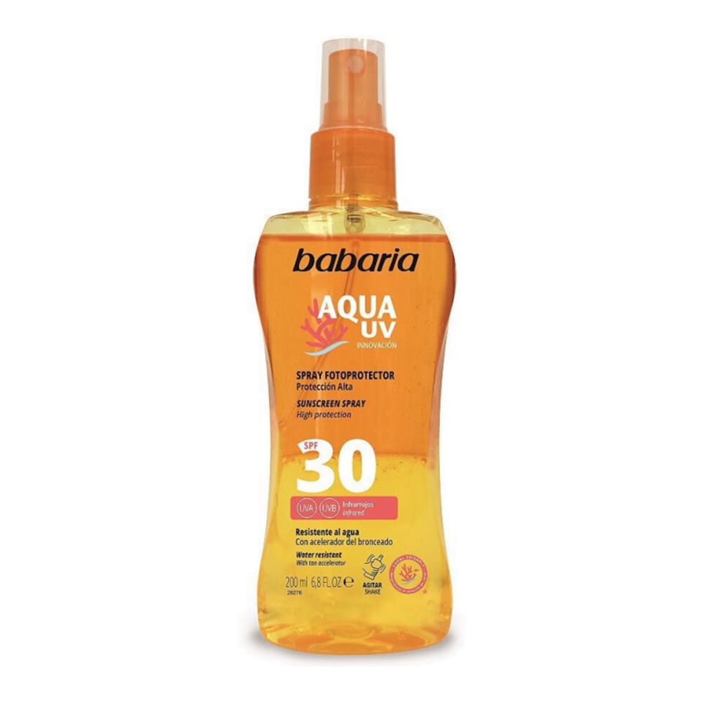 Babaria - Spray de protection solaire 'Solar Aqua UV SPF30' - 200 ml
