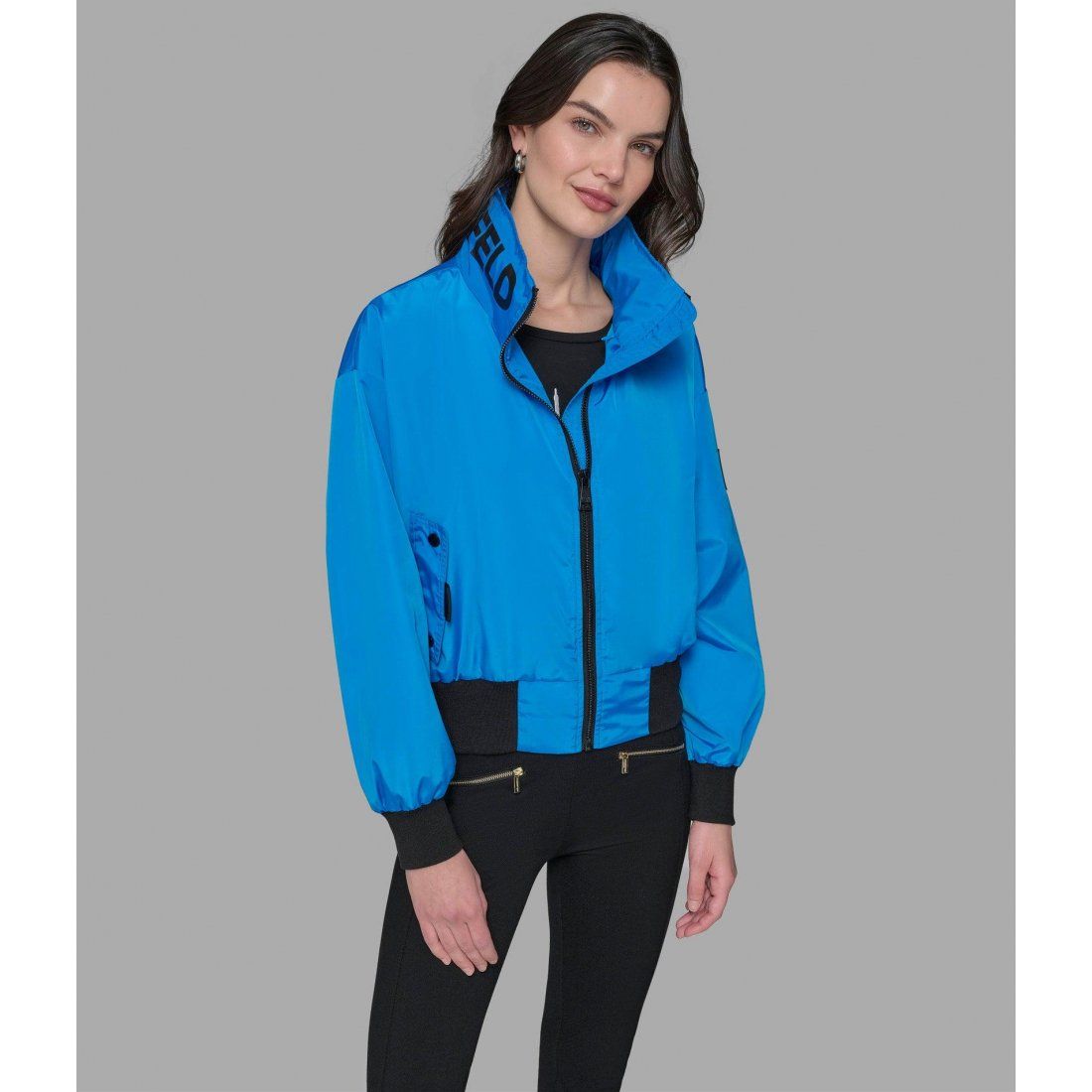 Karl lagerfeld paris - 'Logo Collar Bomber' pour Femmes