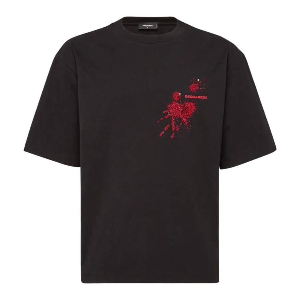 Dsquared - T-shirt 'Sequin-Embellishment' pour Hommes