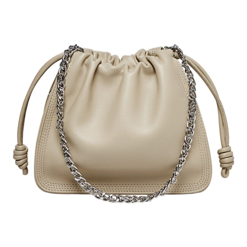 Nalandu - Sac seau 'Chain Strap Drawstring' pour Femmes
