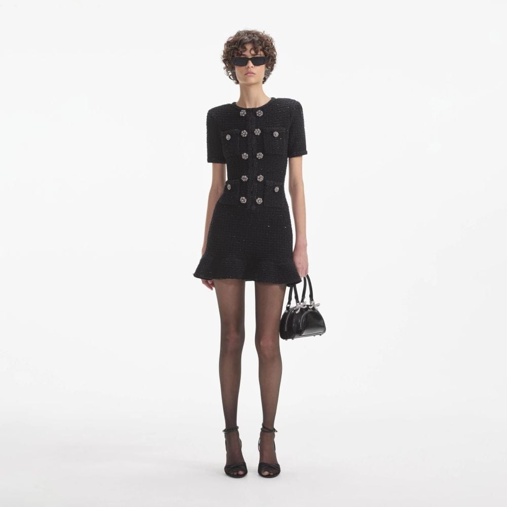 Self portrait - Robe mini 'Buttoned' pour Femmes