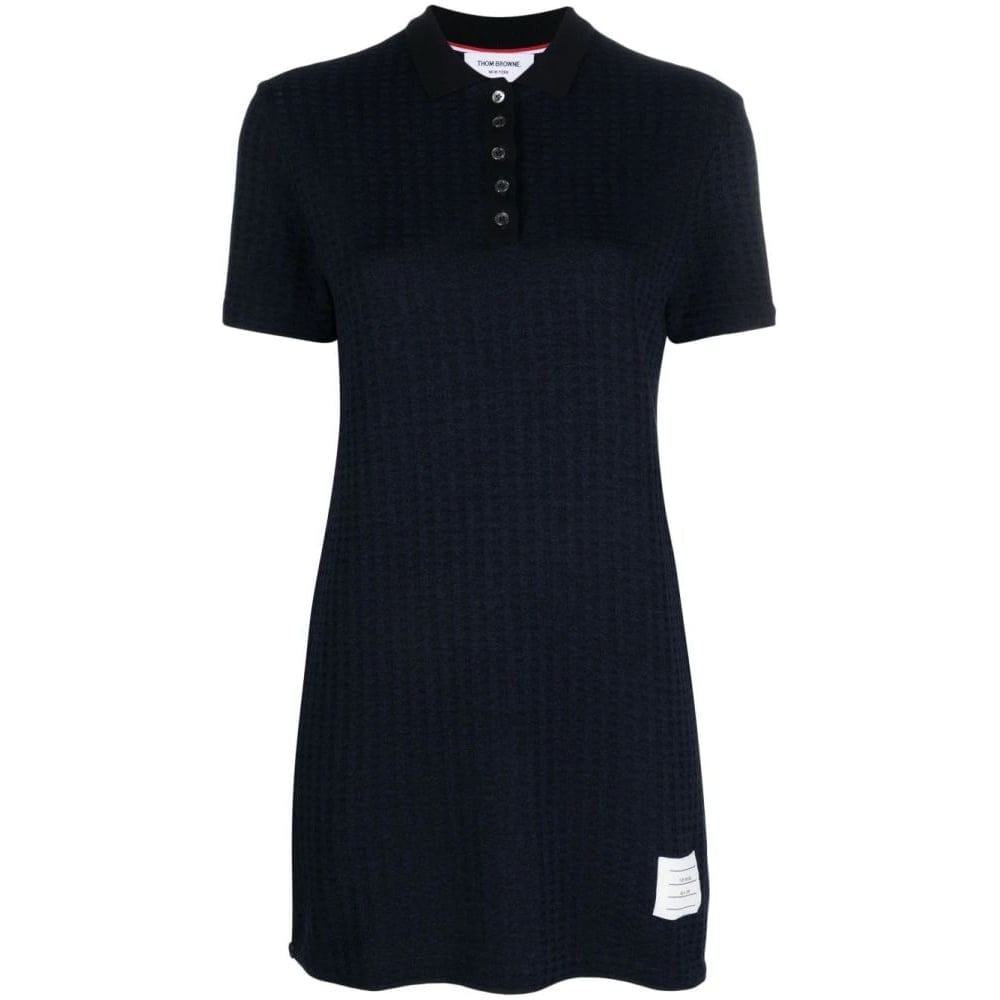 Thom Browne - Robe Polo 'Checked Jacquard' pour Femmes