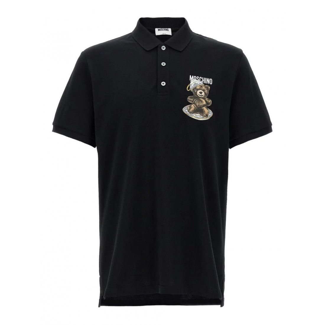 Moschino - Polo 'Teddy-Print Piqué' pour Hommes