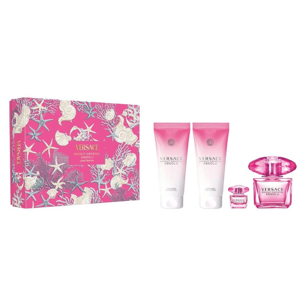 Versace - Coffret de parfum 'Bright Crystal Absolu' - 4 Pièces