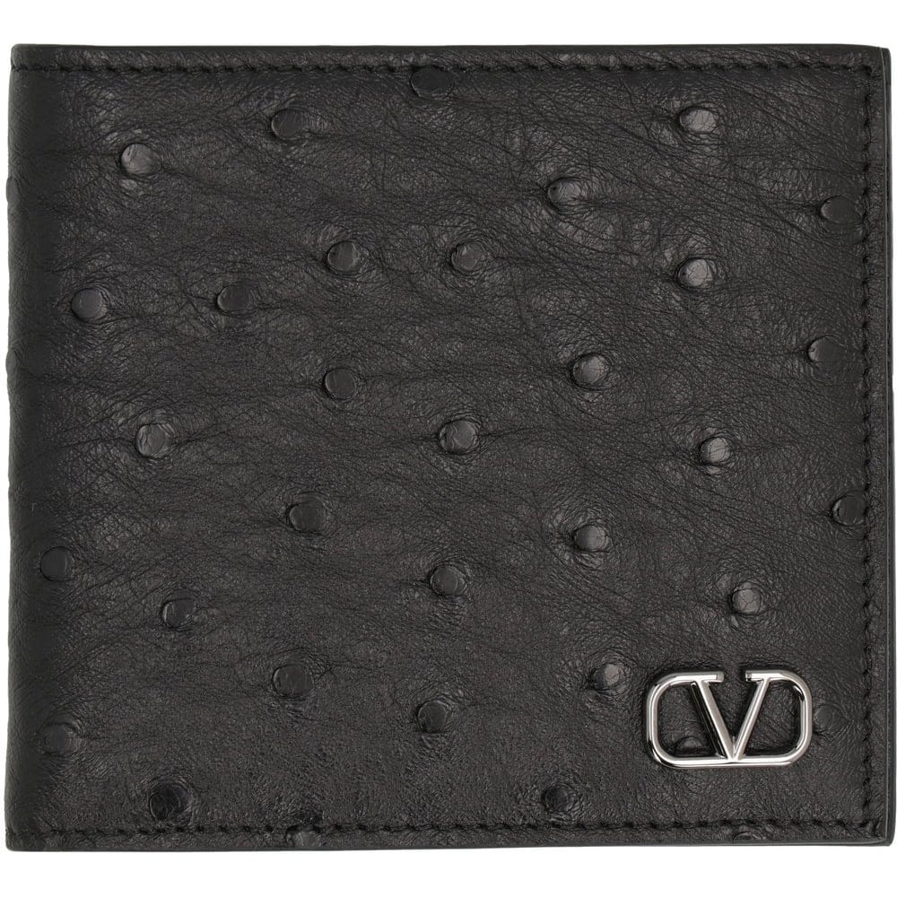 Valentino - Portefeuille 'Logo Plaque Bifold' pour Hommes