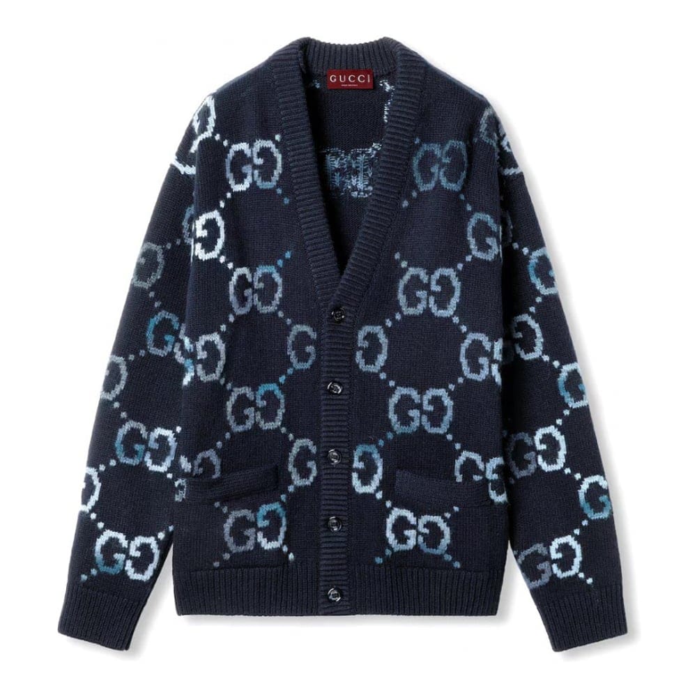 Gucci - Cardigan 'GG intarsia' pour Hommes