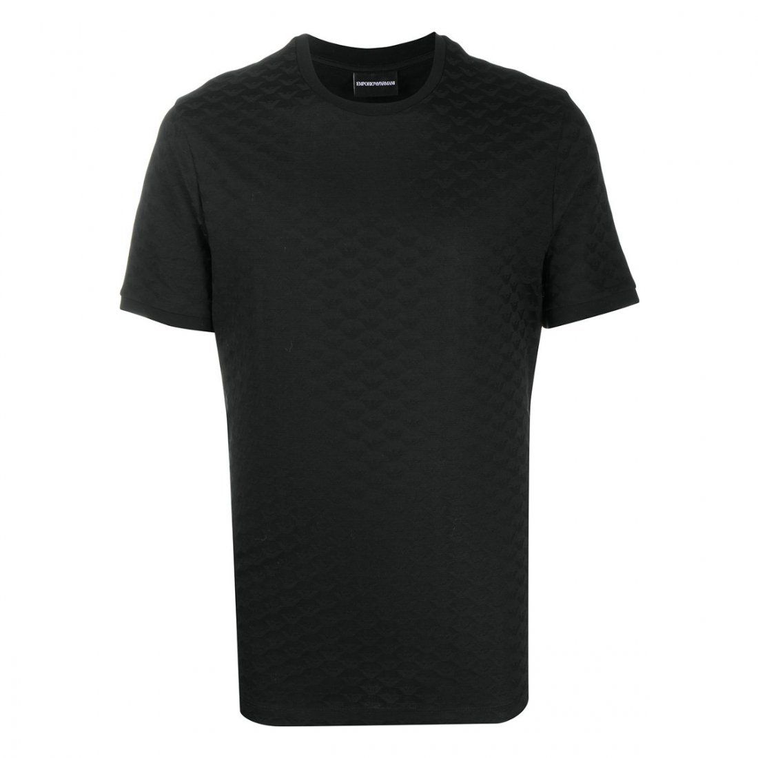 Emporio armani - T-shirt 'Plain Textured' pour Hommes
