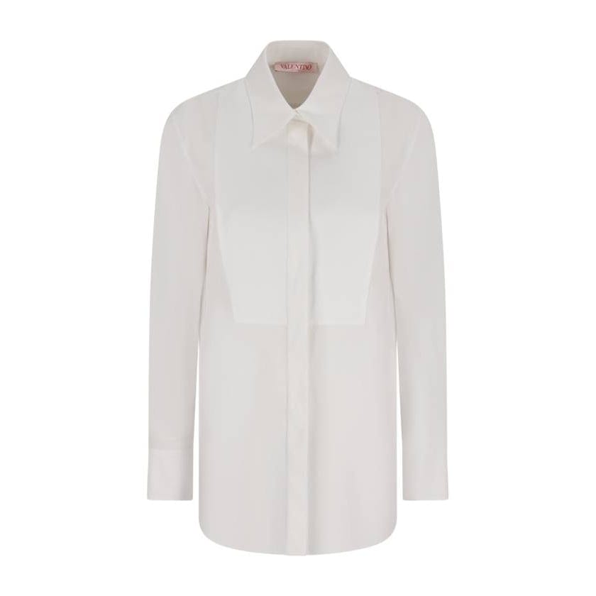 Valentino garavani - Chemise 'Curved Hem Smoking' pour Femmes
