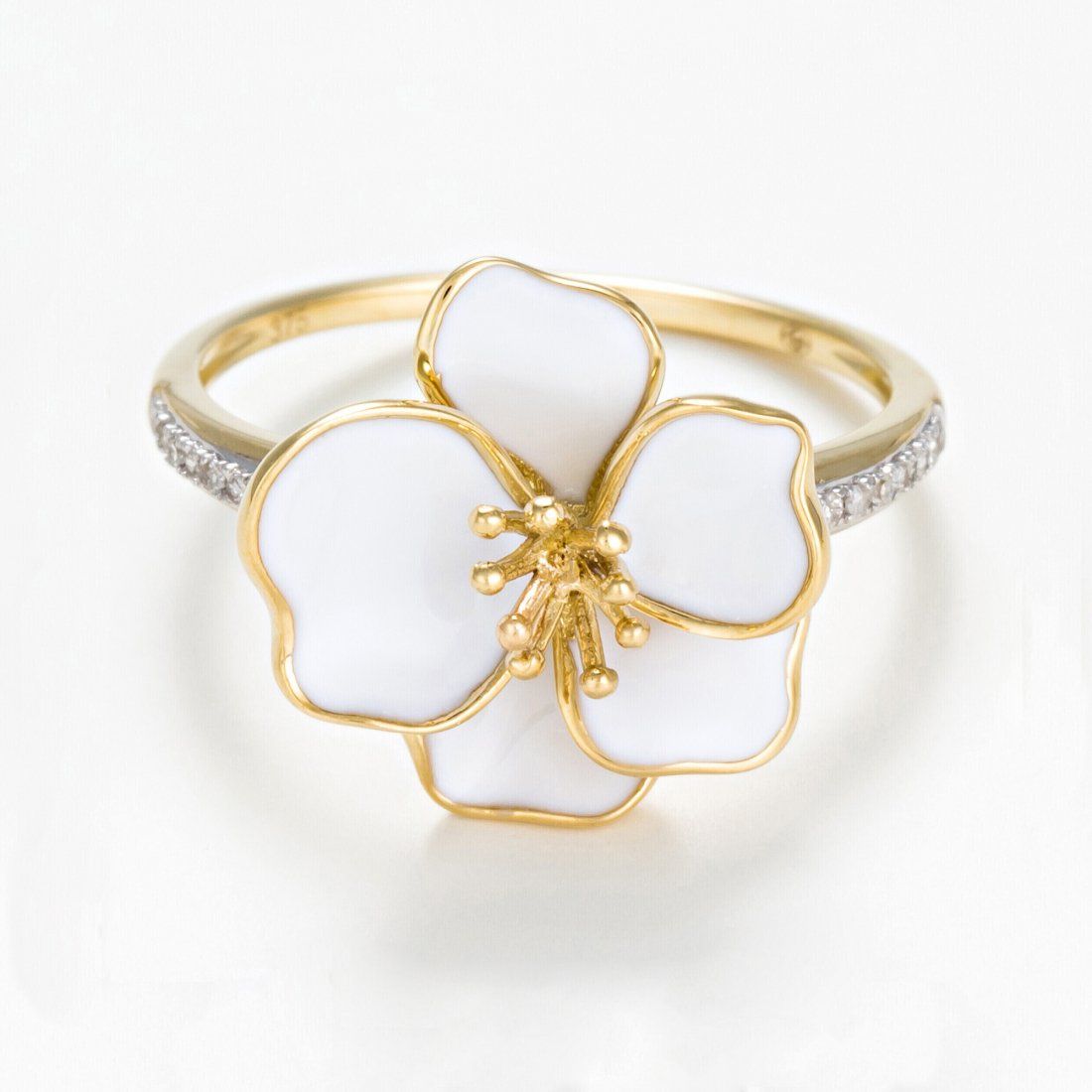 Diamanta - Bague 'Orchidée' pour Femmes