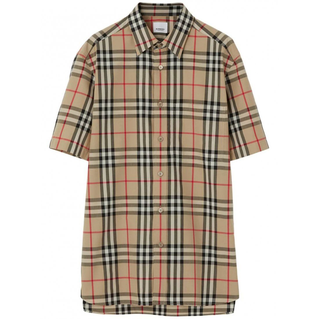 Burberry - Chemise à manches courtes 'Vintage Check Pattern' pour Hommes