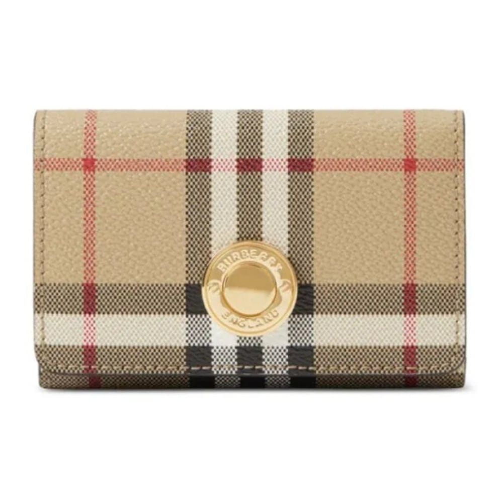 Burberry - Portefeuille 'Vintage Check Folded' pour Femmes