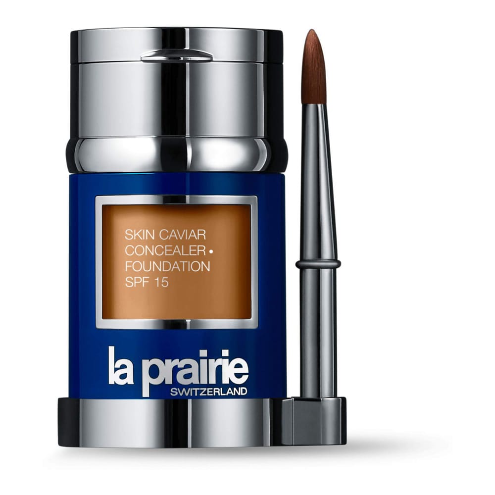 La prairie - "Fond de teint + Anti-cernes 'Skin Caviar SPF15' - NW50 Sunset Beige 30 ml"