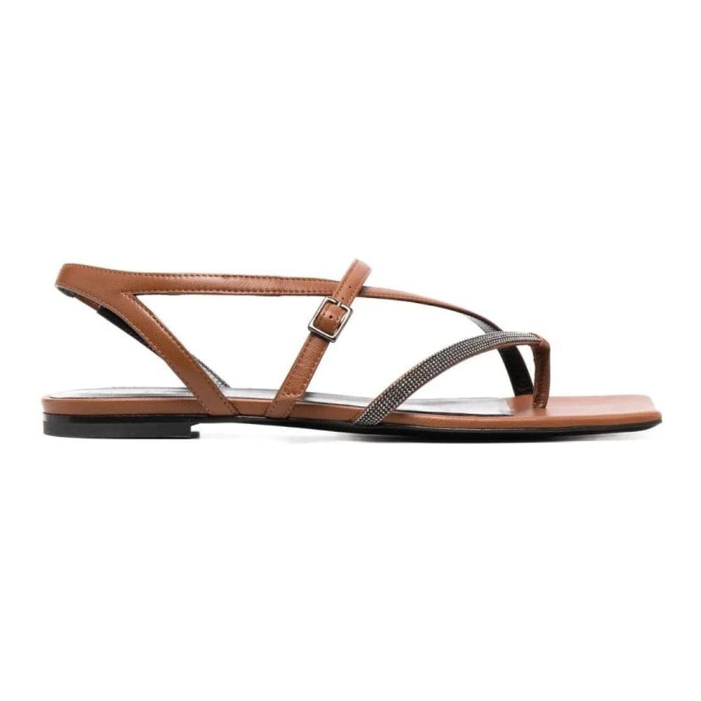 Fabiana filippi - Sandales  'Bead-Embellished Cross-Strap' pour Femmes