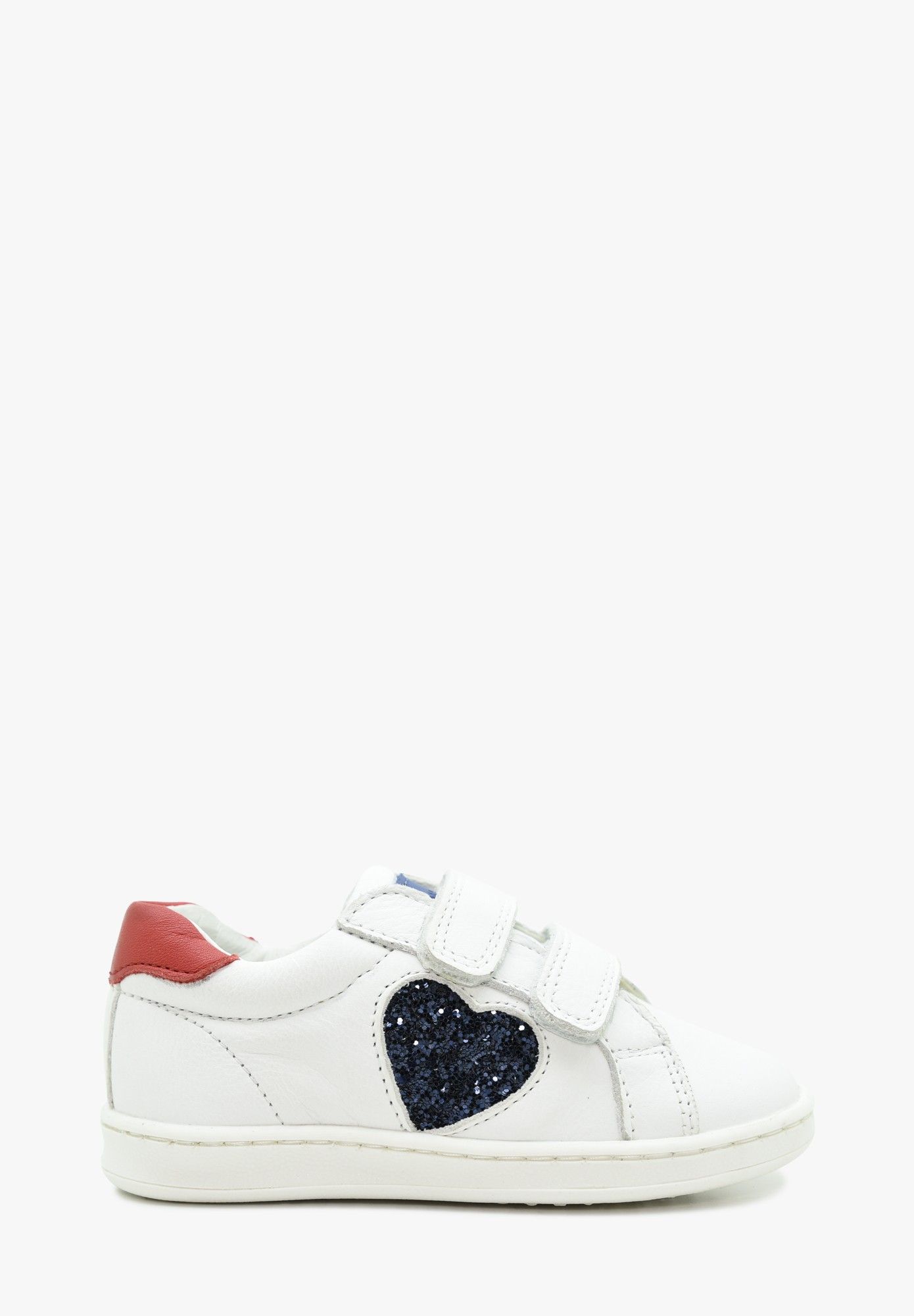 Benjie Montreux velcro  Jeune enfant Blanc Paillettes bleu marine-27 27