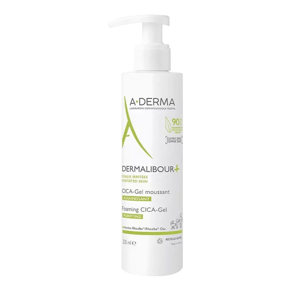 A-derma - Gel Moussant 'Dermalibour+ Cica Assainissant' - 200 ml