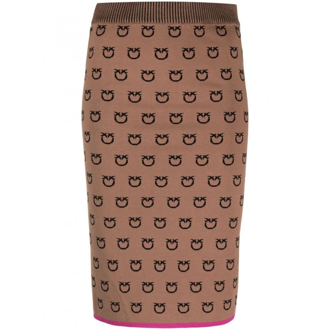 Pinko - Jupe Midi 'Logo' pour Femmes