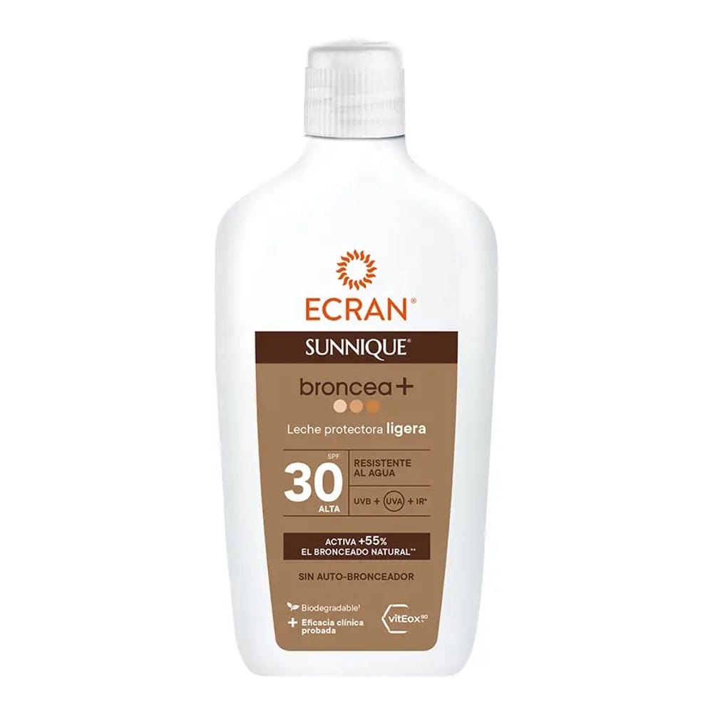 Ecran - Lait Protecteur 'Sunnique Broncea+ SPF30' - 370 ml