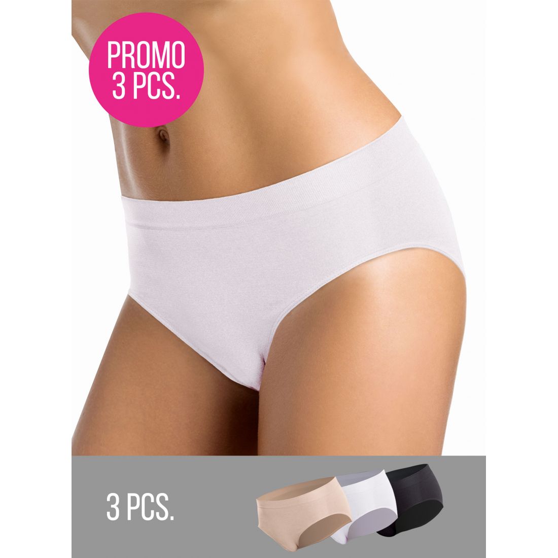 Intimidea - Slip 'Promo' pour Femmes - 3 Pièces