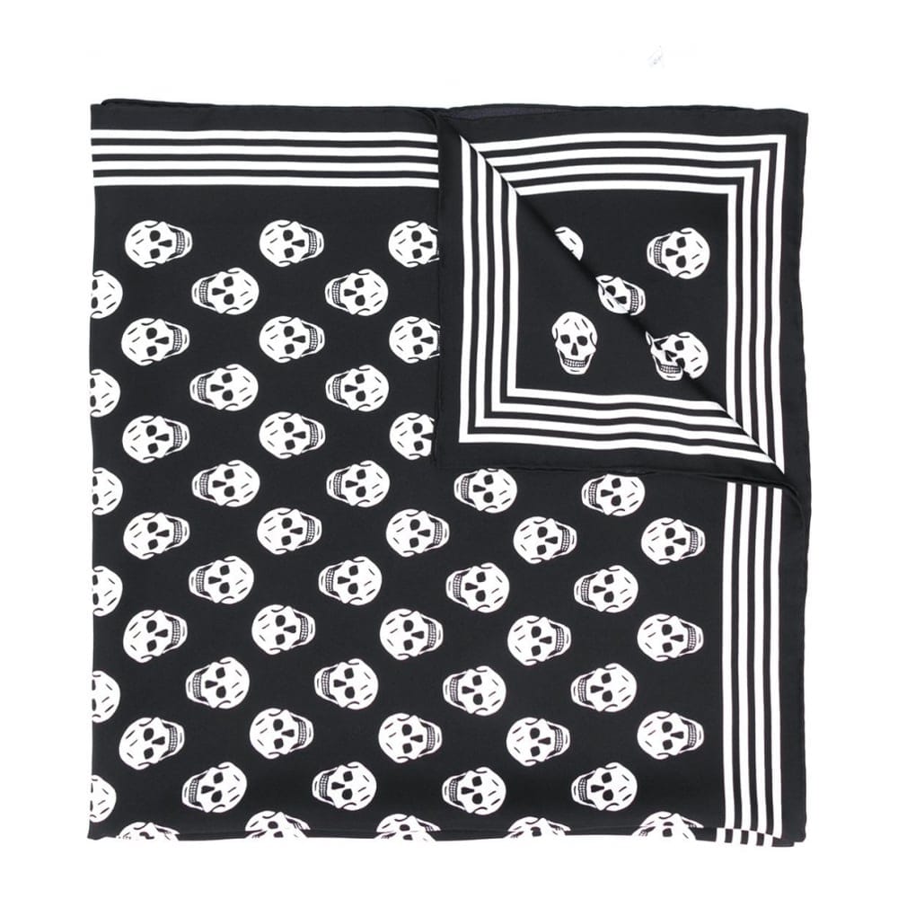 Alexander mcqueen - Foulard en soie 'Mini Skull Print' pour Femmes