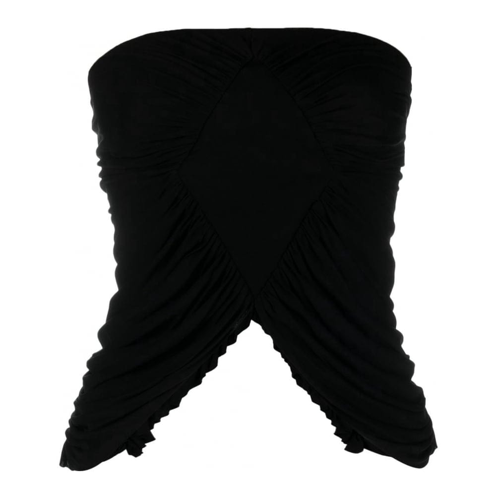 Saint laurent - Haut sans manches 'Ruched Strapless' pour Femmes