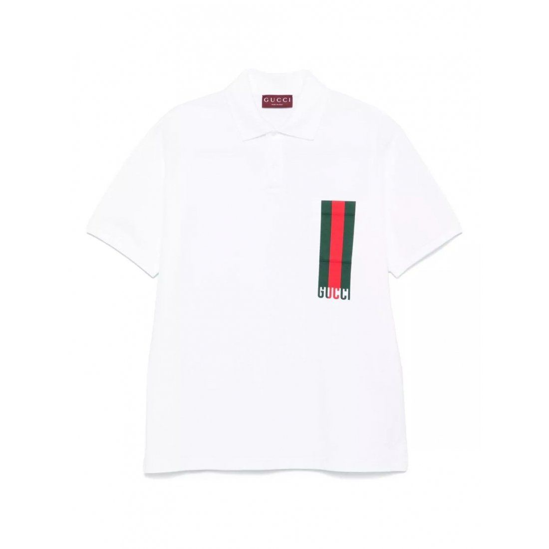 Gucci - Polo 'Web Detail' pour Hommes