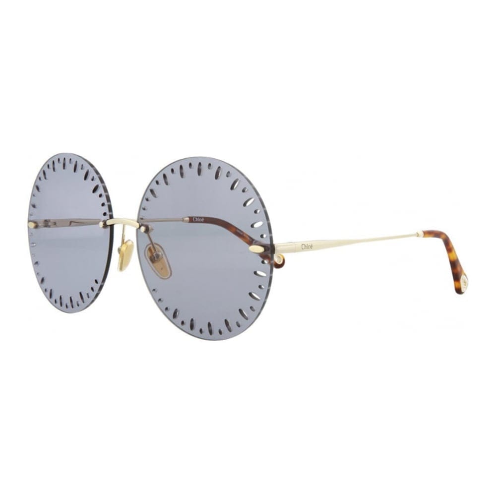 Chloé - 'Novelty 63mm Oversize Round Sunglasses' pour Femmes