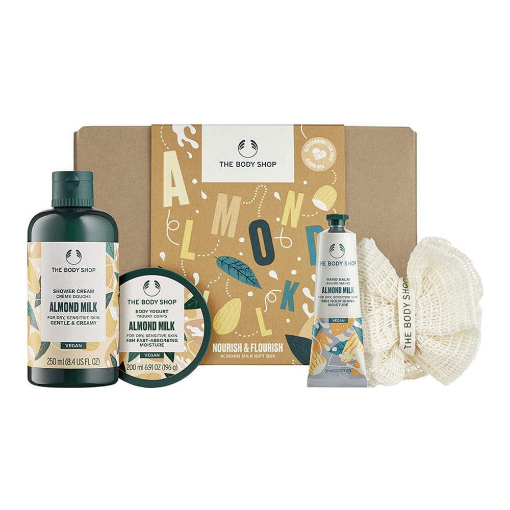 The body shop - "Ensemble de soins du corps 'Nourish & Flourish Almond Milk' - 4 Pièces"