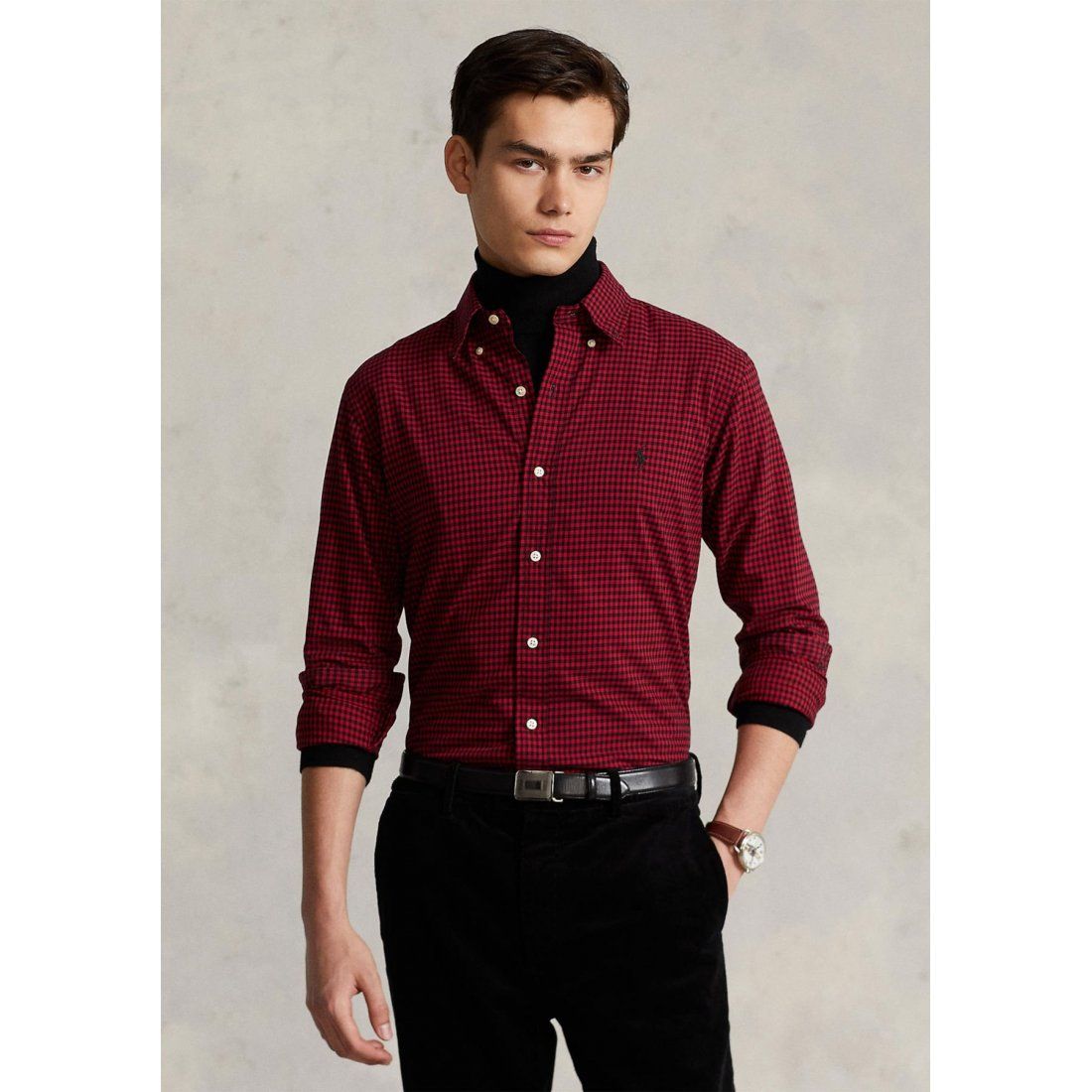 Polo ralph lauren - 'Classic Fit Plaid Twill Shirt' pour Hommes