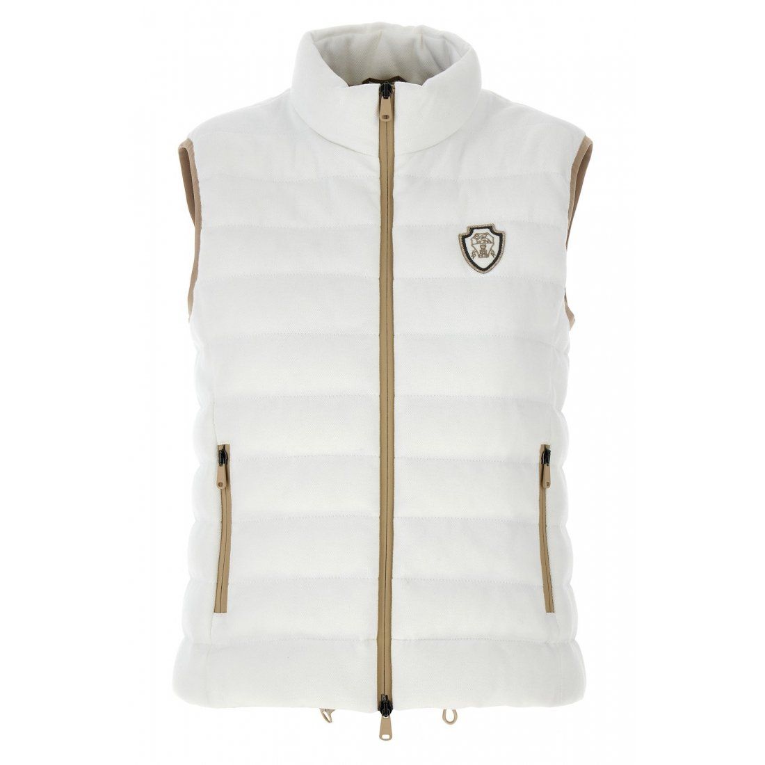 Brunello cucinelli - Gilet matelassé 'Logo' pour Femmes