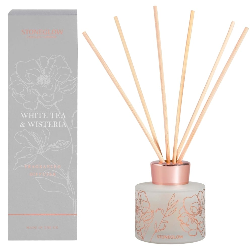 Stoneglow - Diffuseur 'Day Flower White Tea & Wisteria' - 120 ml