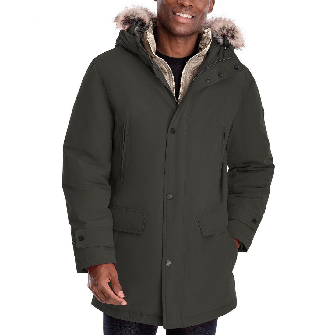 Michael Kors - Parka 'Hooded Bib Snorkel' pour Hommes