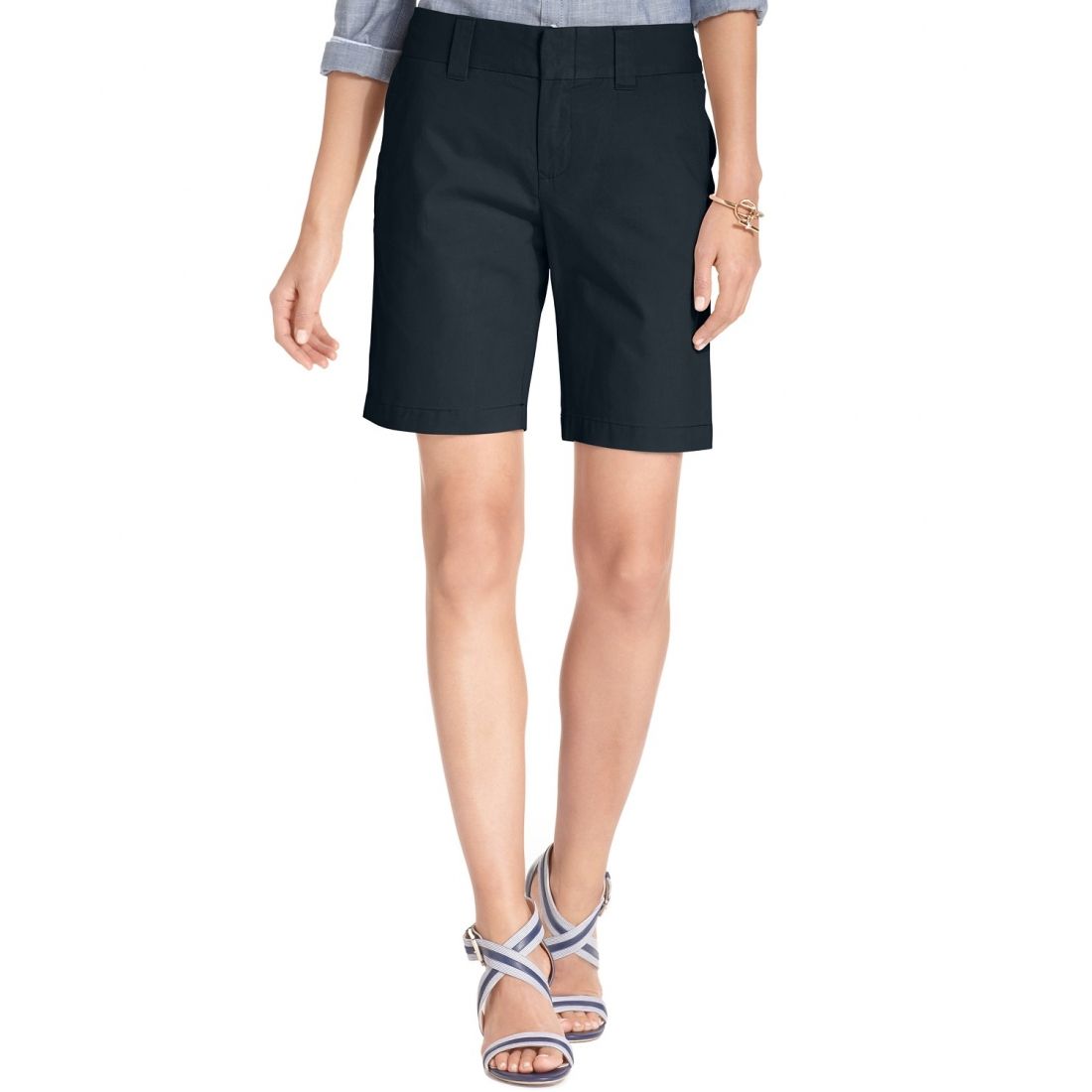 Tommy hilfiger - 'TH Flex 9 Inch Hollywood Bermuda Shorts' pour Femmes