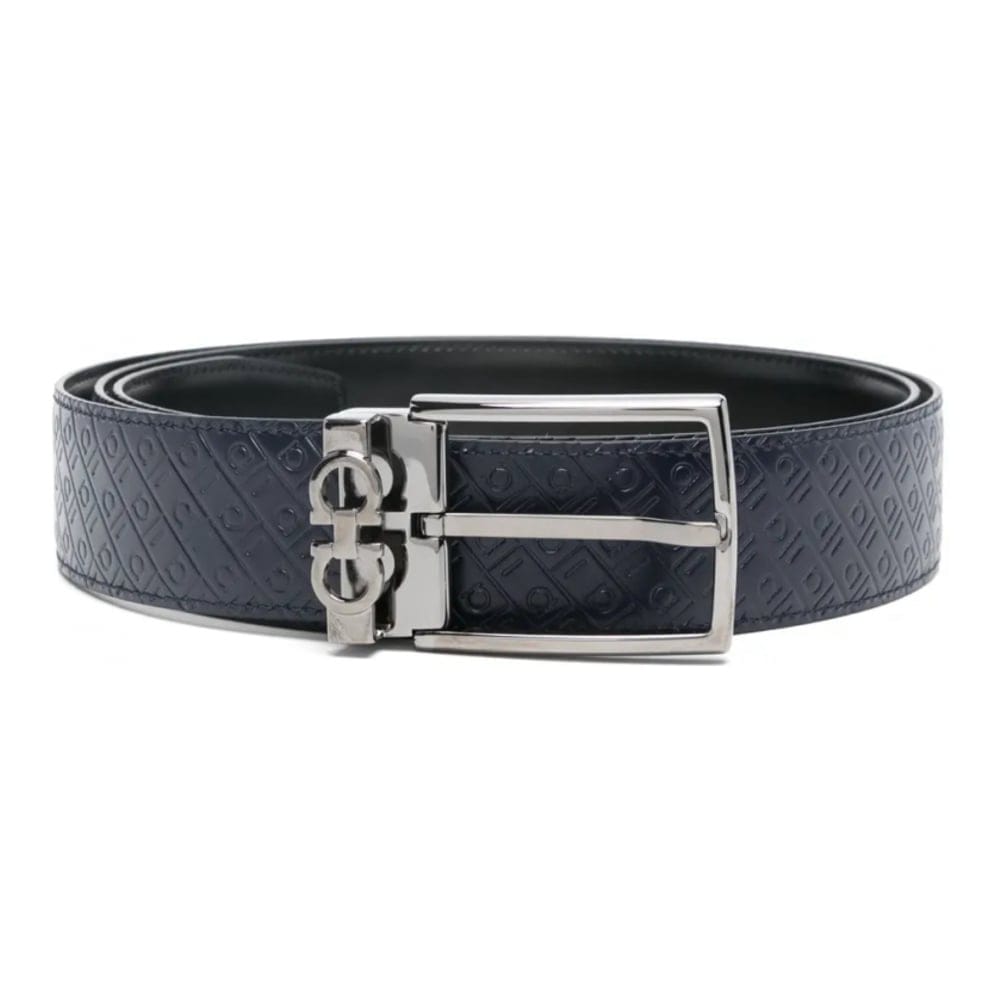 Ferragamo - Ceinture 'Logo-Debossed' pour Hommes