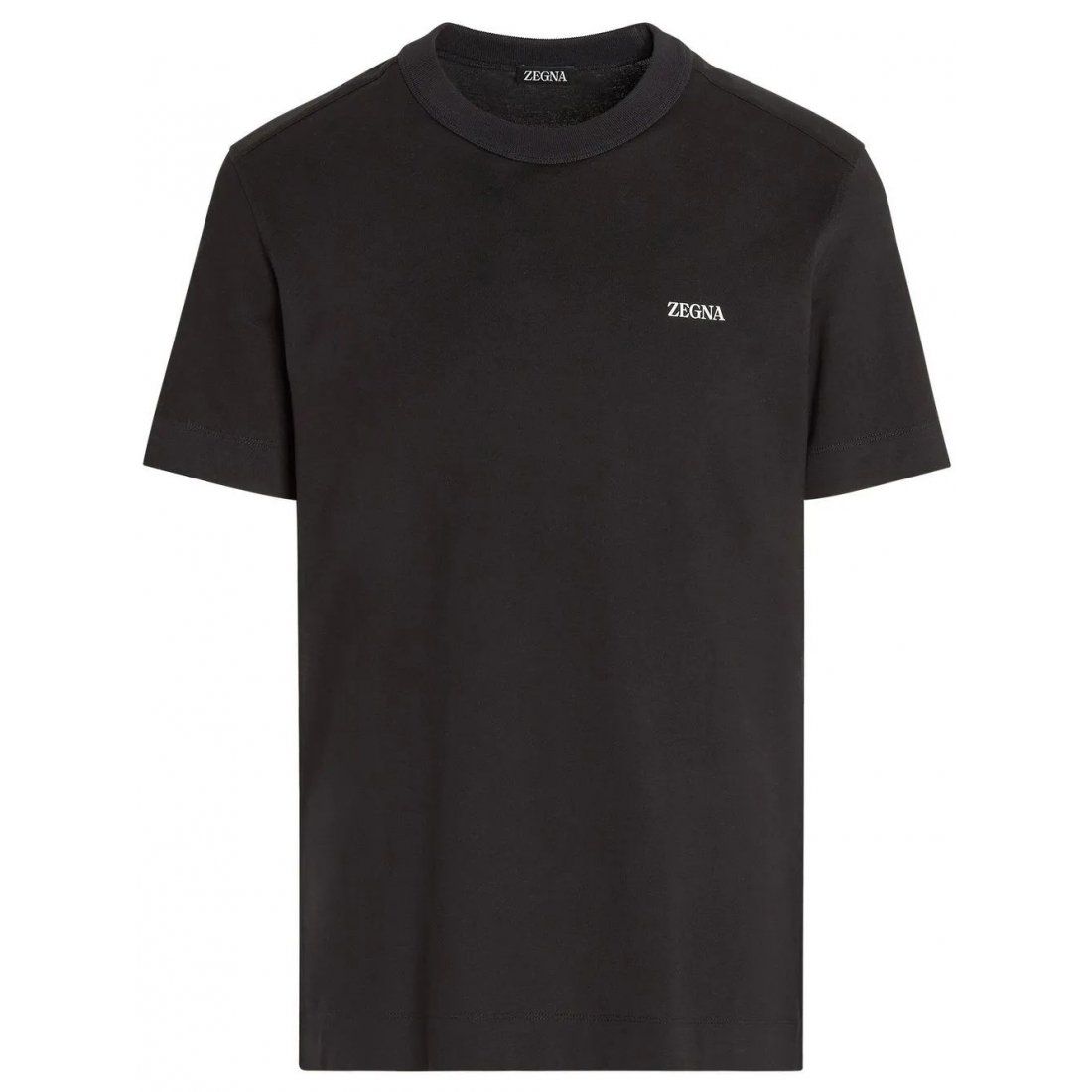 Zegna - T-shirt 'Logo-Print' pour Hommes