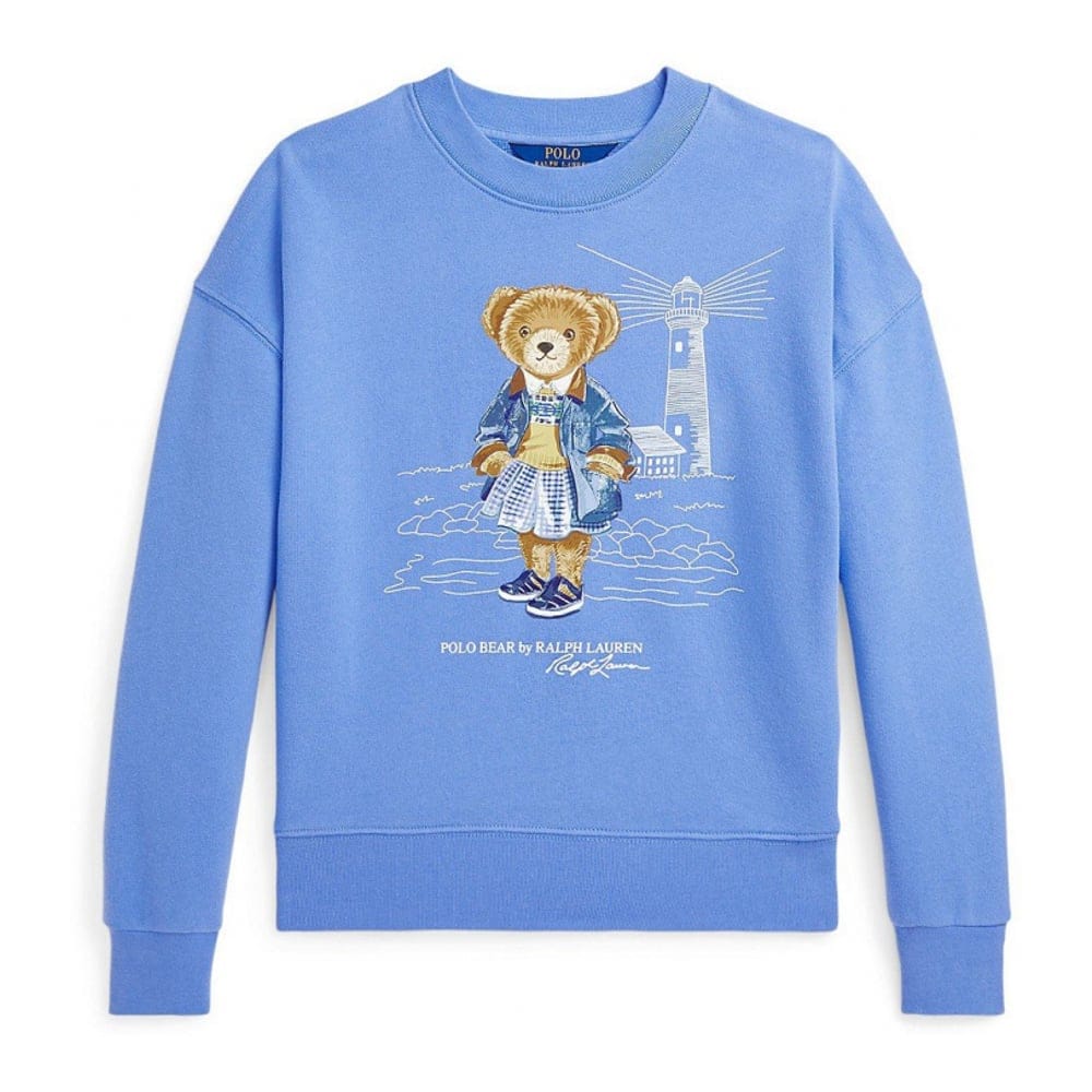 Polo ralph lauren - 'Polo Bear Terry Sweatshirt' pour Grandes filles