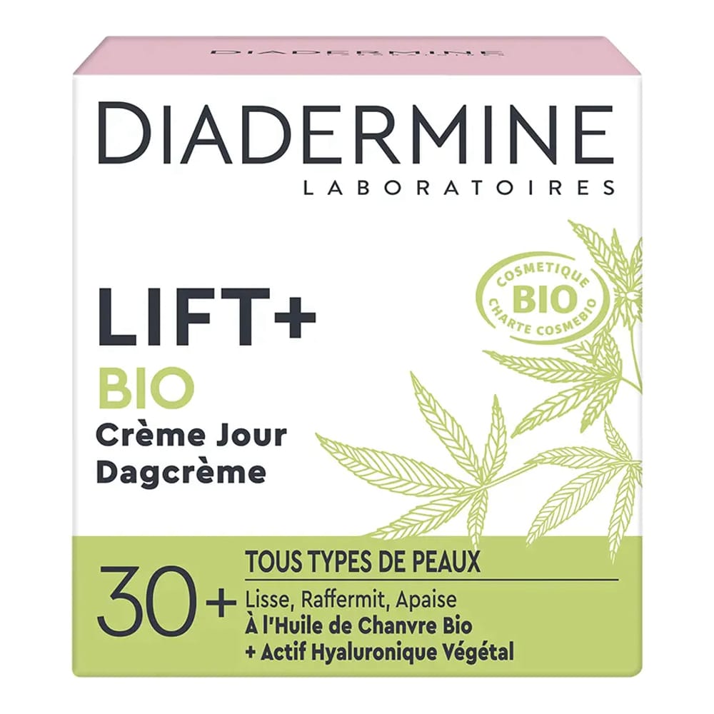 Diadermine - Crème de jour anti-rides 'Lift + Bio' - 50 ml