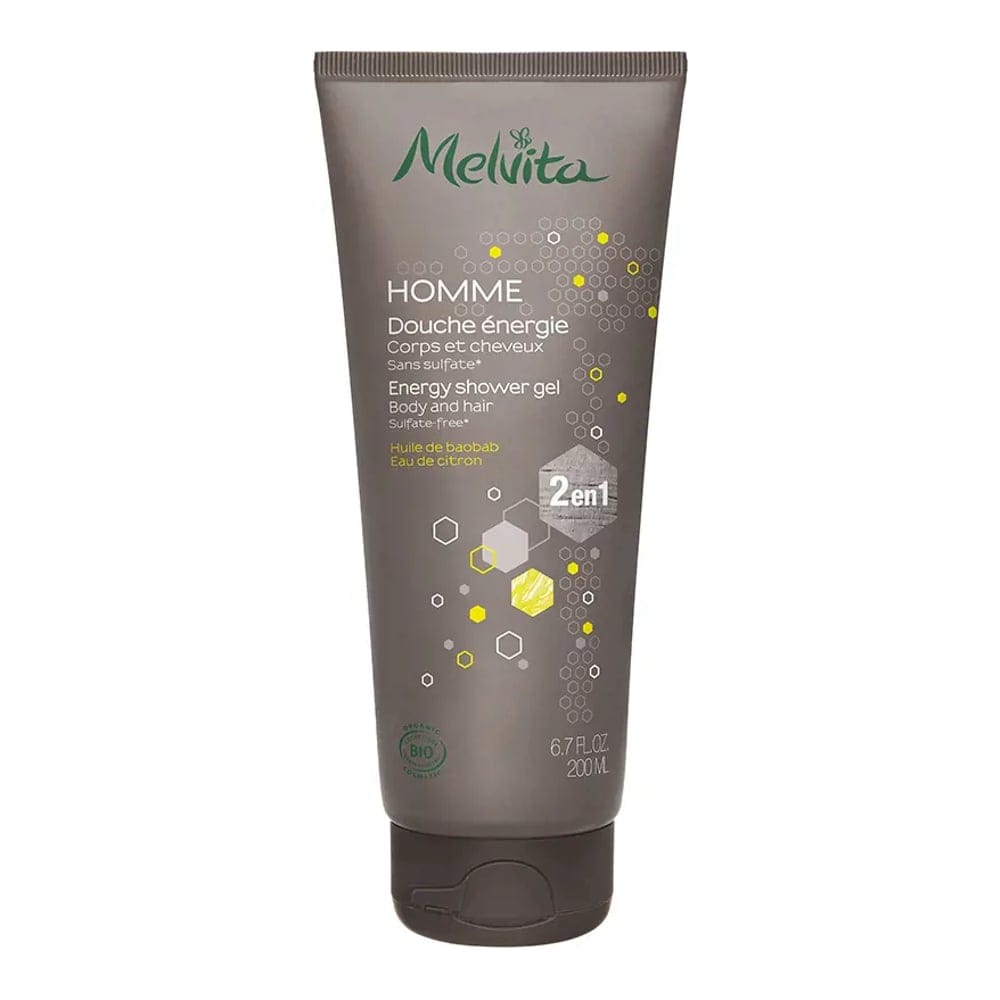 Melvita - Gel douche & cheveux 'Homme Energy' - 200 ml