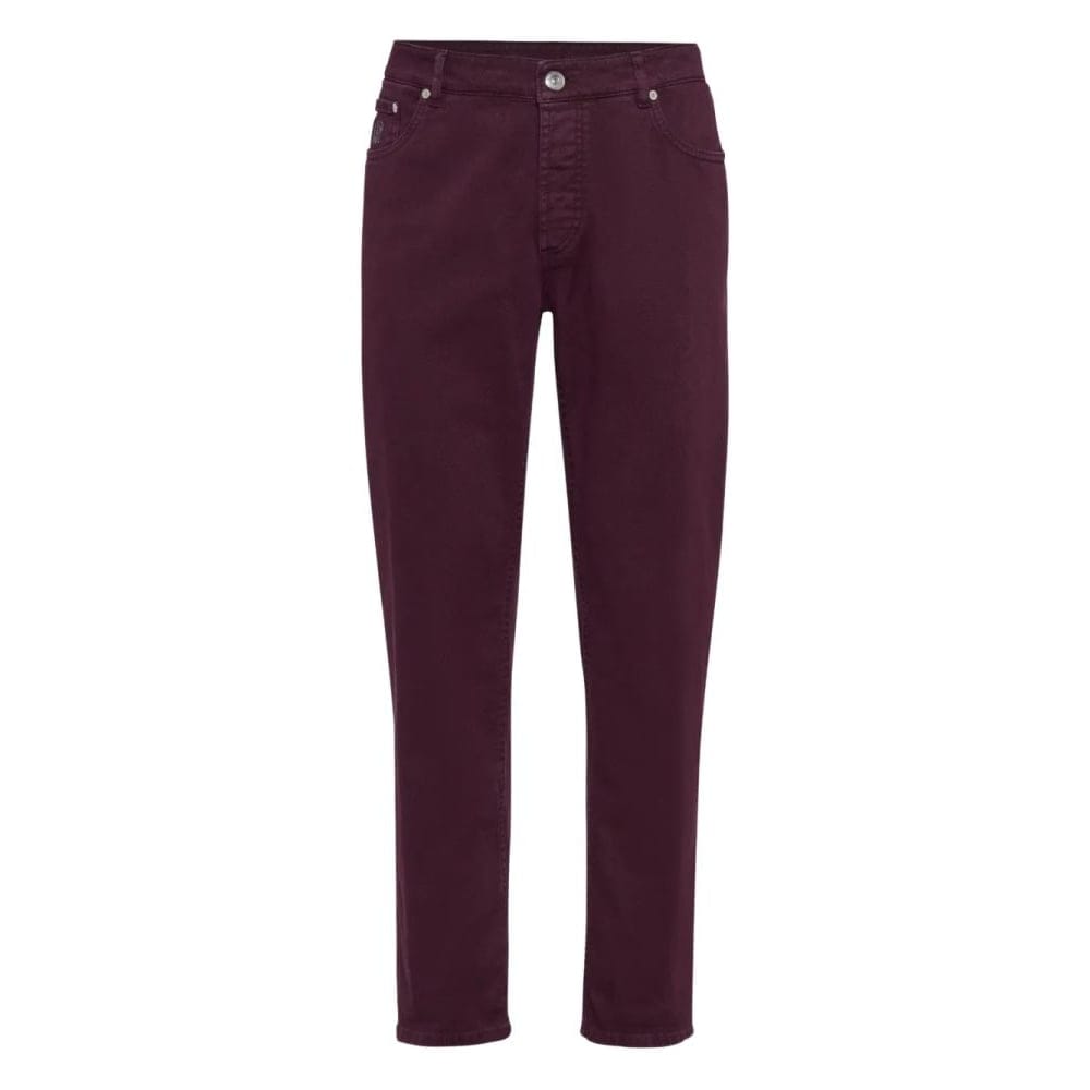 Brunello cucinelli - Jeans 'Logo-Patch' pour Hommes