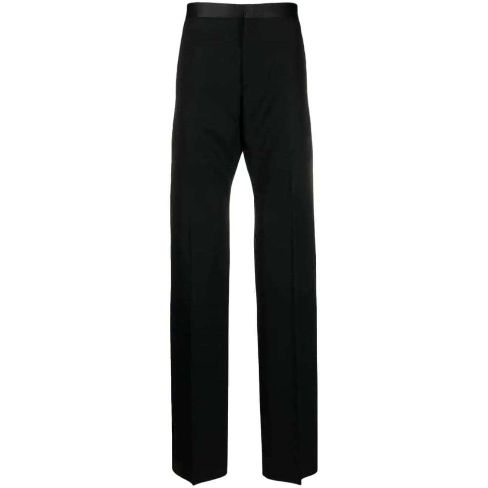 Givenchy - Pantalon 'Satin-Trim Straight-Cut Tailored' pour Hommes