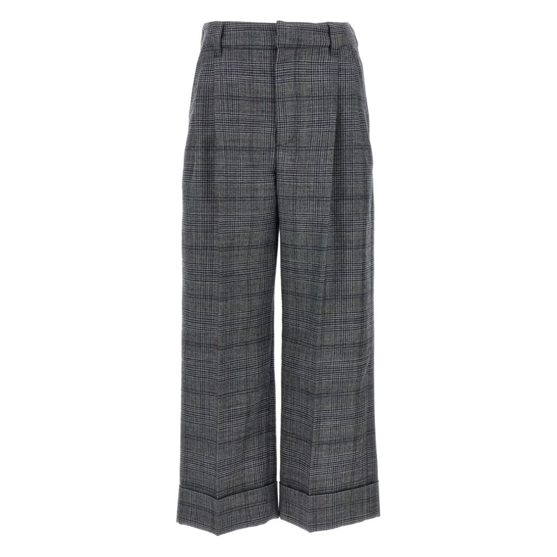 Brunello cucinelli - Pantalon 'Checked' pour Femmes