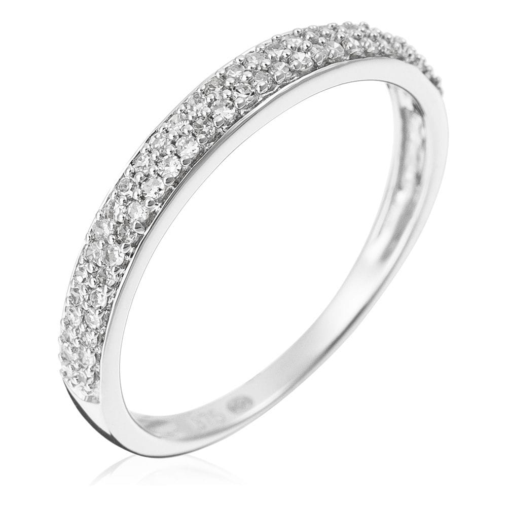 Diamanta - Bague 'Alliance Granité' pour Femmes