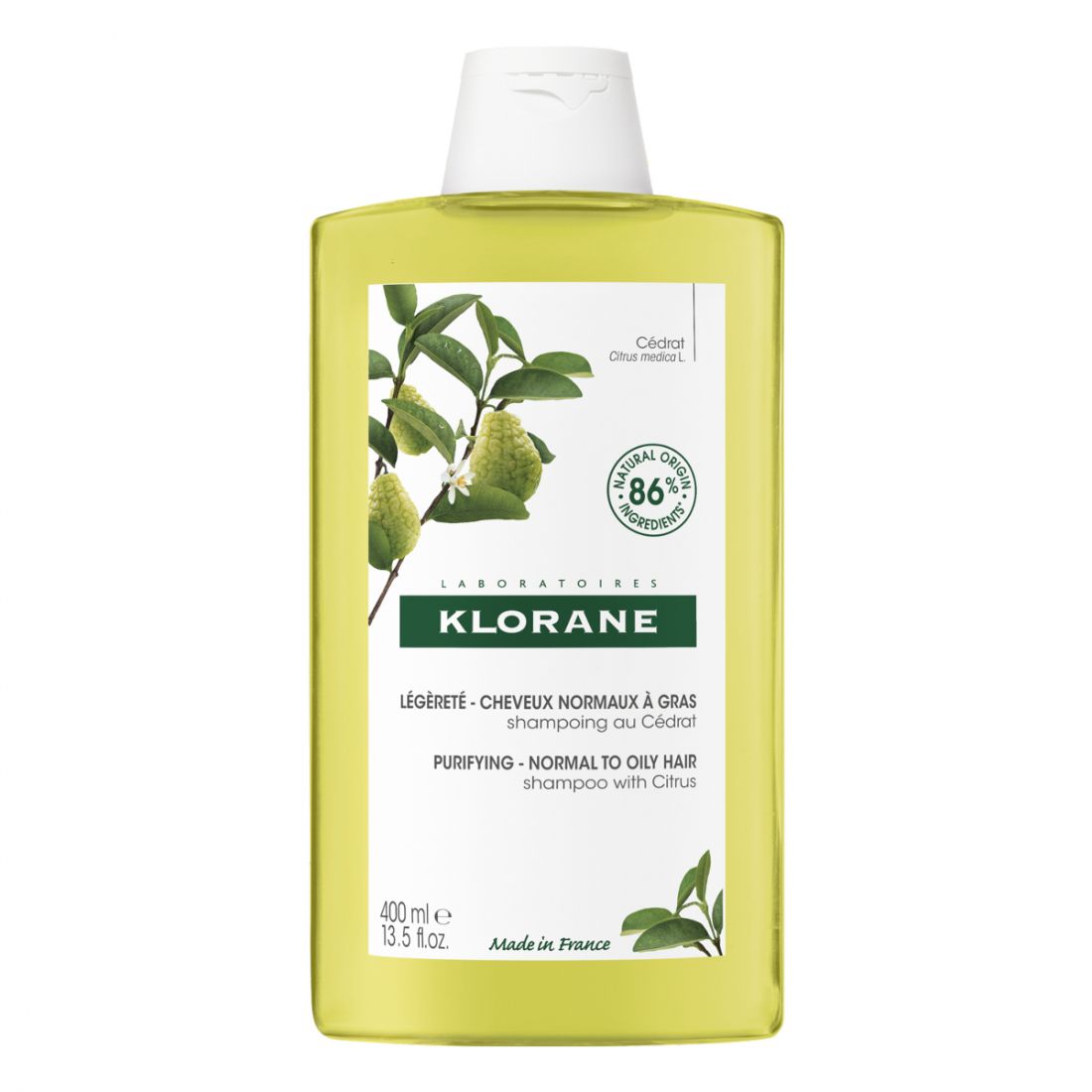 Klorane - Shampoing 'Au Cédrat' - 400 ml