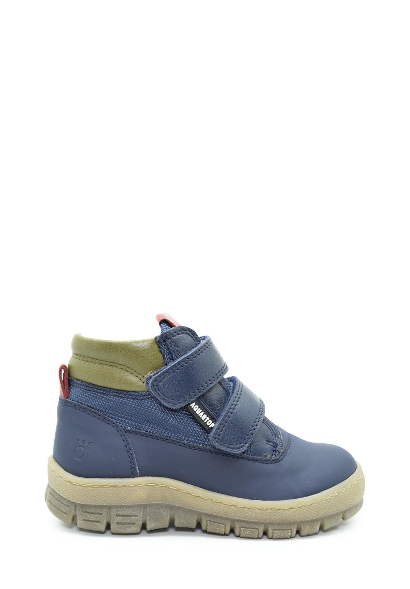 Benjie - Arosa velcro Fourrée TEX Jeune enfant Bleu marine Vert